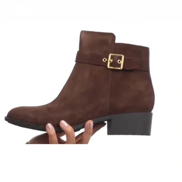 {Waterproof} Cole Haan Indiana Suede Booties - Picture 2 of 11